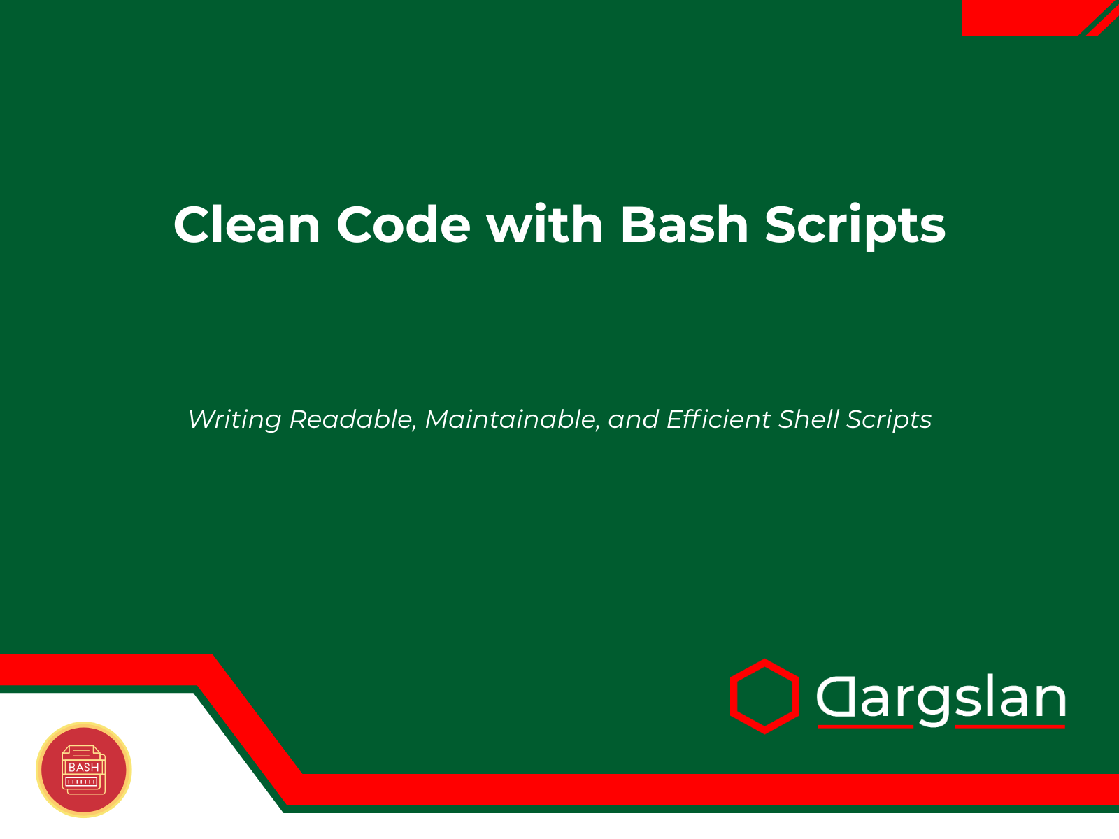 Book Review: Clean Code with Bash Scripts