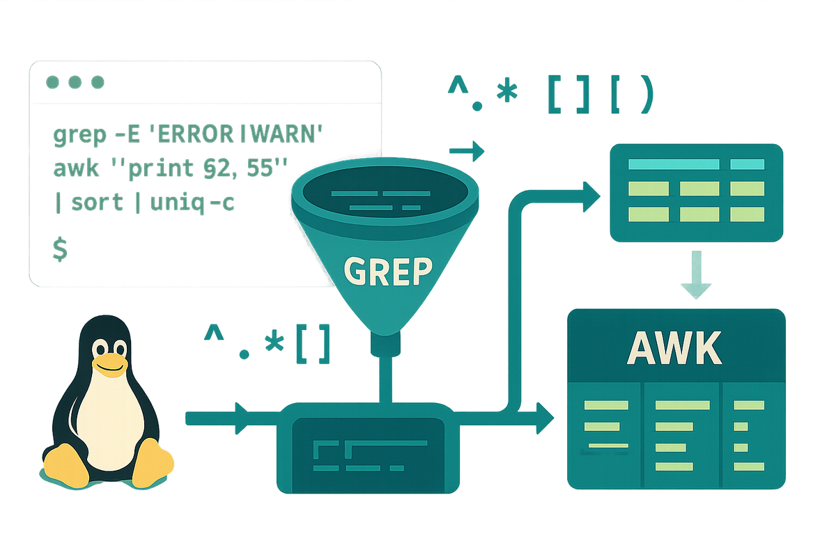 Using grep and awk for Text Processing in Linux