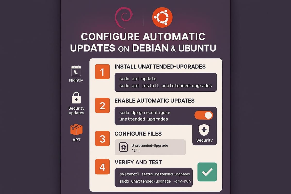 How to Configure Automatic Updates on Debian and Ubuntu
