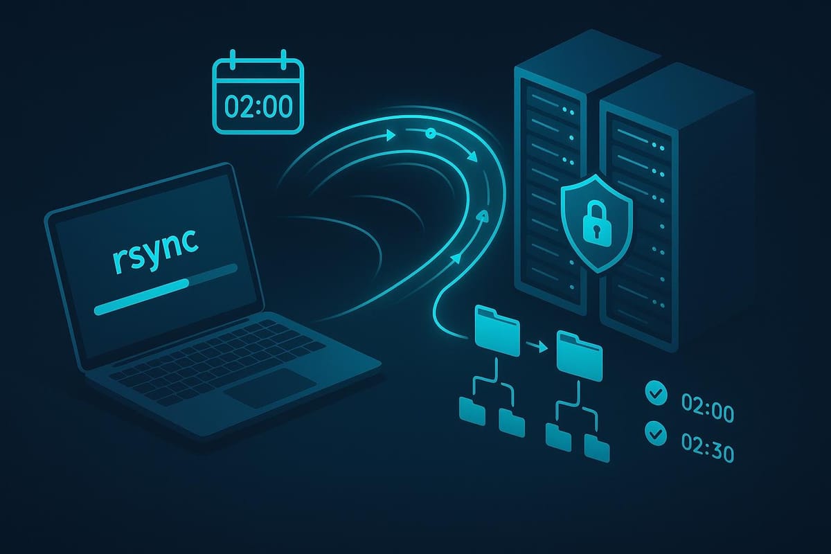 Automating Backups to a Remote Server with rsync
