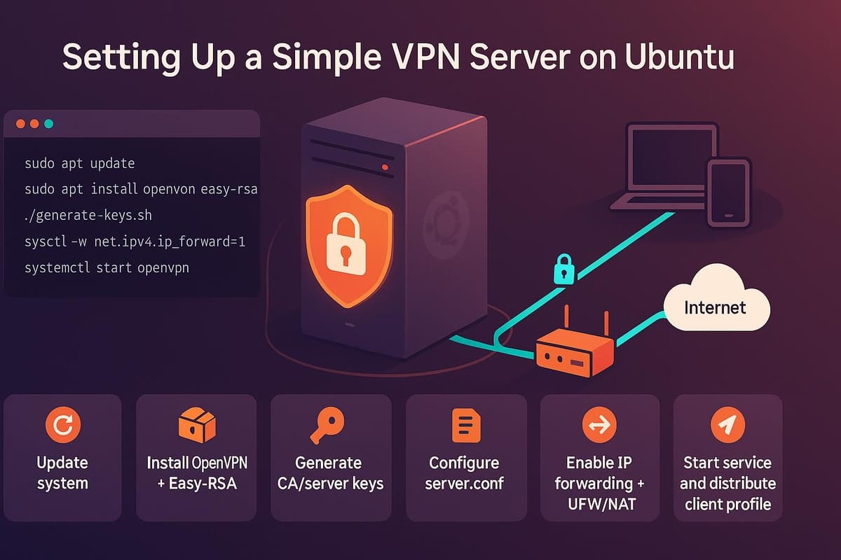 Setting Up a Simple VPN Server on Ubuntu