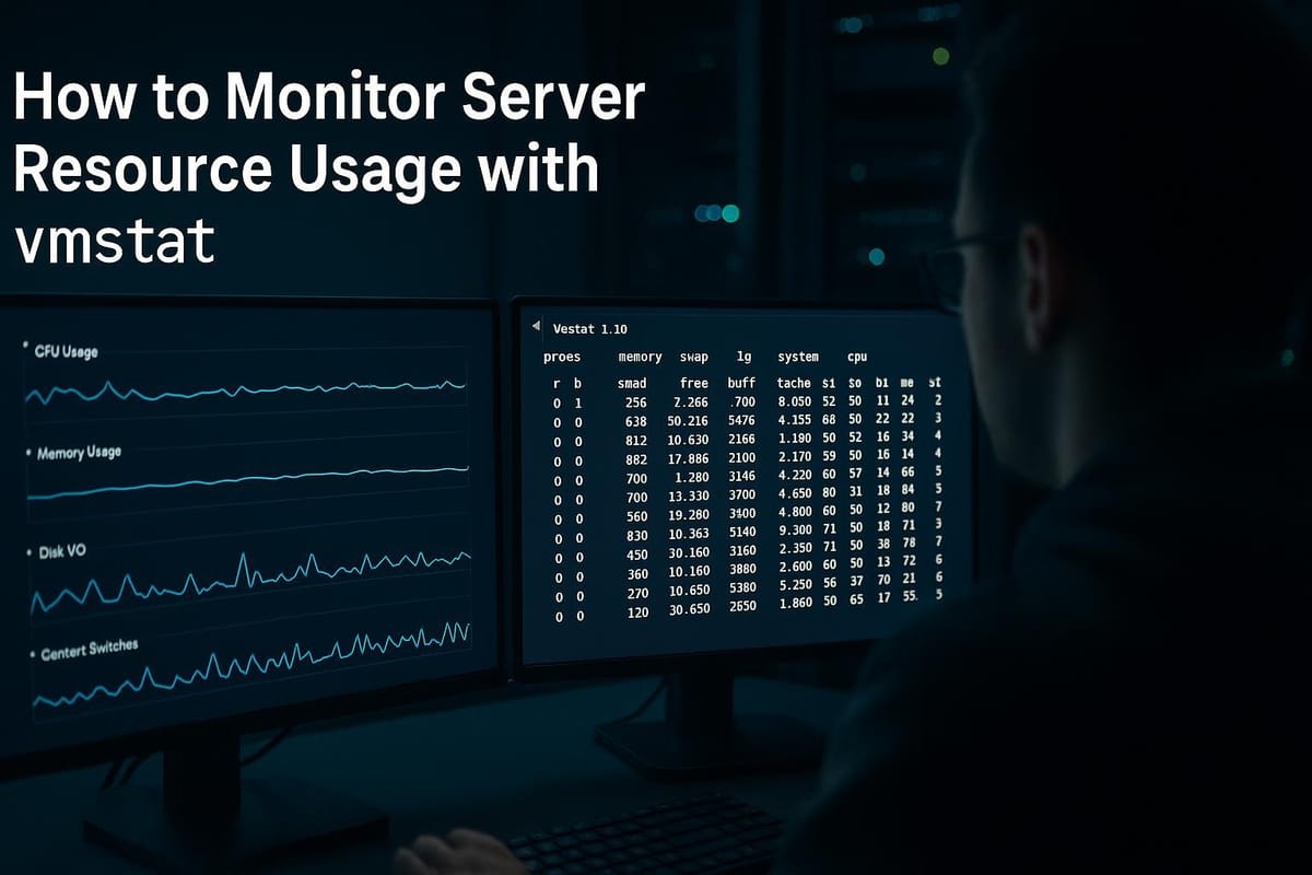 How to Monitor Server Resource Usage with vmstat