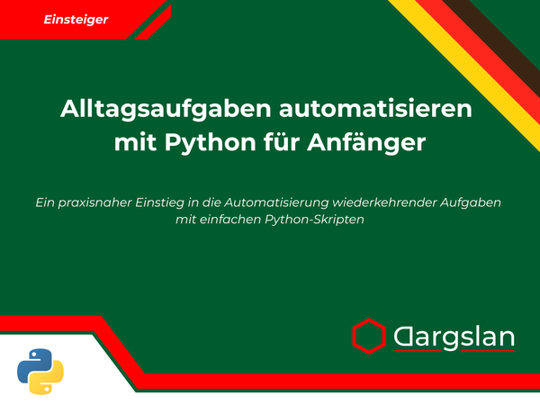 Buchrezension: Alltagsaufgaben automatisieren mit Python für Anfänger
