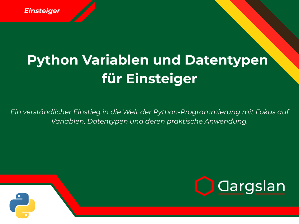Buchrezension: Python Variablen und Datentypen für Einsteiger