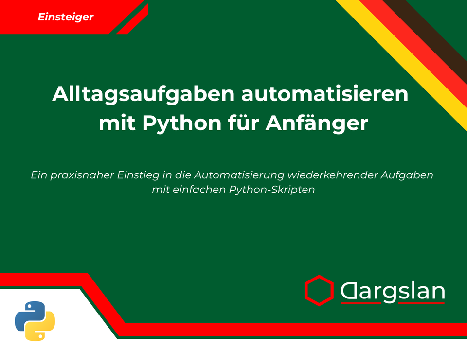 Buchrezension: Alltagsaufgaben automatisieren mit Python für Anfänger