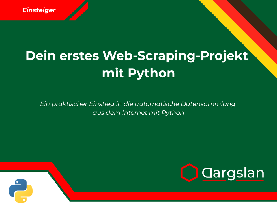 Buchrezension: Dein erstes Web-Scraping-Projekt mit Python