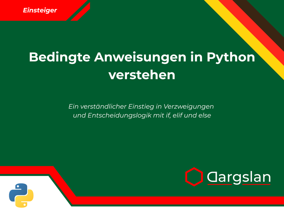 Buchrezension: Bedingte Anweisungen in Python verstehen