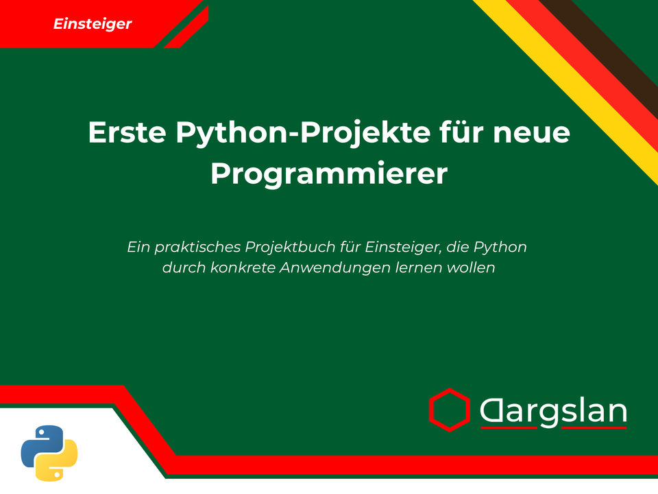 Buchrezension: Erste Python-Projekte für neue Programmierer