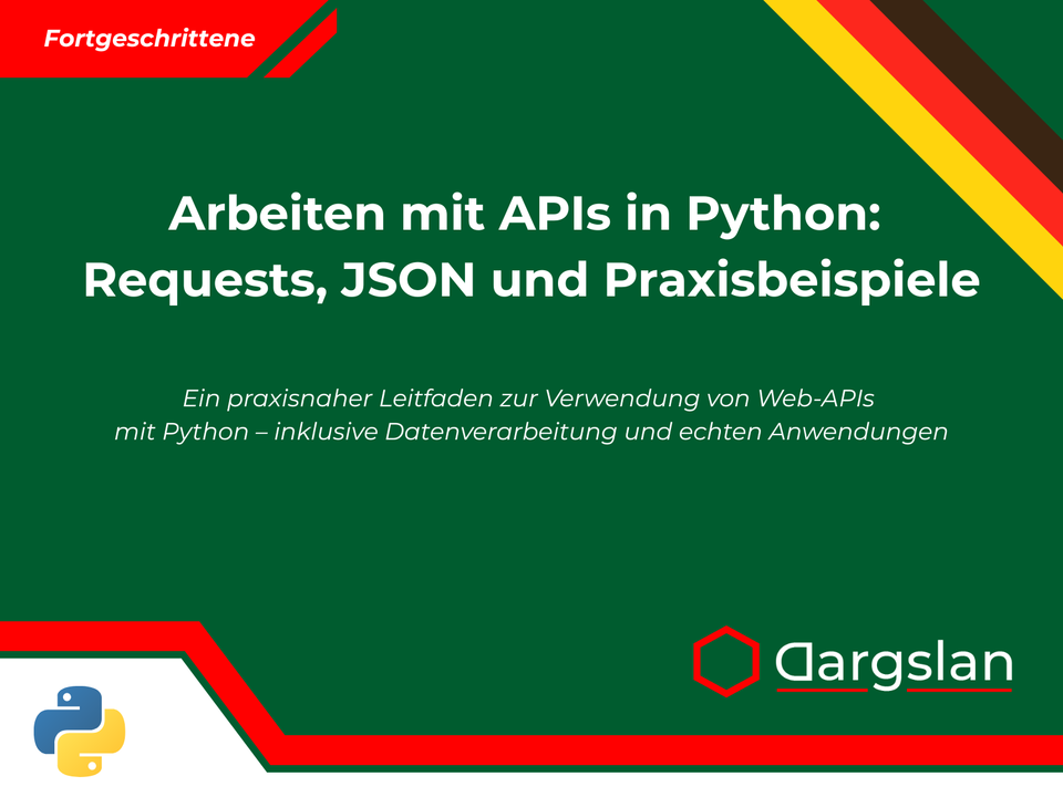 Buchrezension: Arbeiten mit APIs in Python: Requests, JSON und Praxisbeispiele