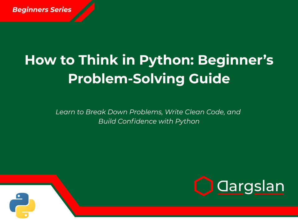 Book Review: How to Think in Python: Beginner’s Problem-Solving Guide