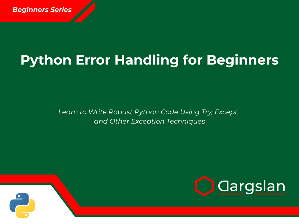 Book Review: Python Error Handling for Beginners