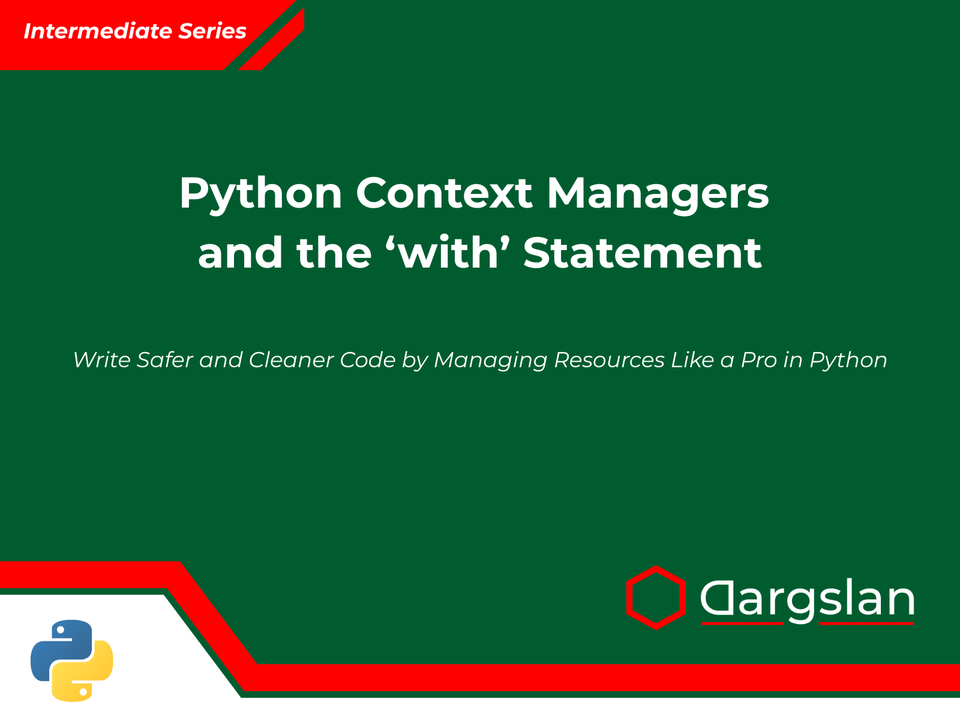 Book Review: Python Context Managers and the ‘with’ Statement