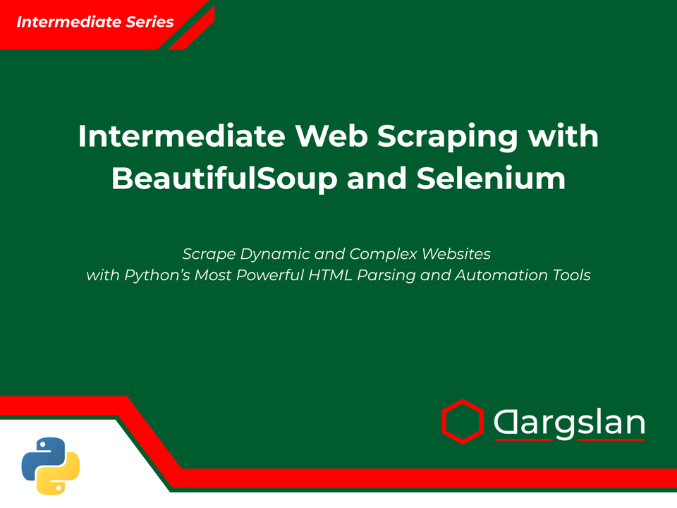 Book Review: Intermediate Web Scraping with BeautifulSoup and Selenium