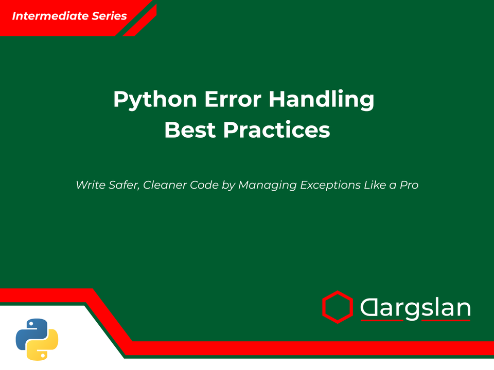 Book Review: Python Error Handling Best Practices