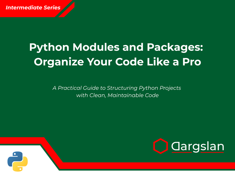 Book Review: Python Modules and Packages: Organize Your Code Like a Pro