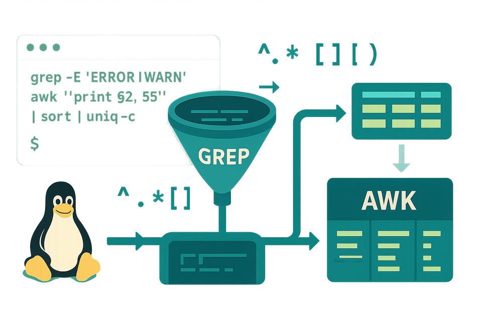 Using grep and awk for Text Processing in Linux