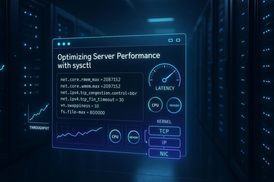 Optimizing Server Performance with sysctl Settings