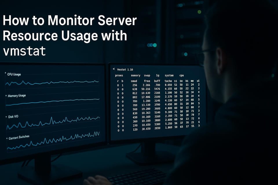 How to Monitor Server Resource Usage with vmstat