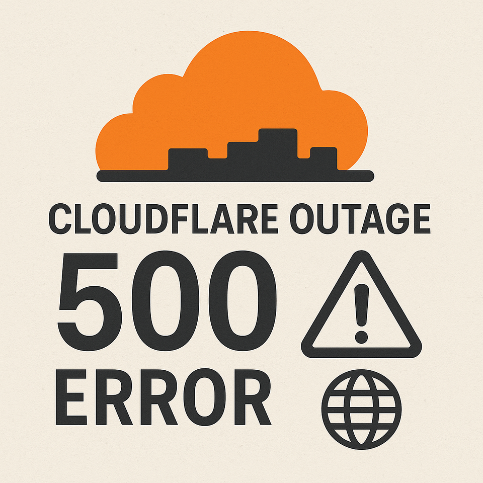 Cloudflare Outage Worsens: Widespread 500 Errors, Dashboard and API Failing as Investigation Continues