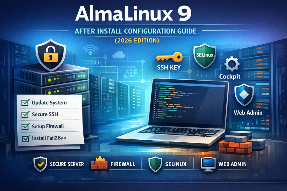 AlmaLinux 9 After Install Configuration Guide (2026 Edition)